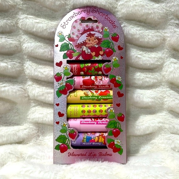 Strawberry Shortcake 6 Piece Lip Balm Collection Set - Picture 1 of 3